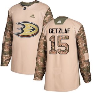 NHL Anaheim Ducks Trikot Ryan Getzlaf #15 Camo Veterans Day Practice